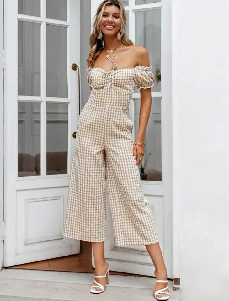 Off Shoulder Jumpsuit