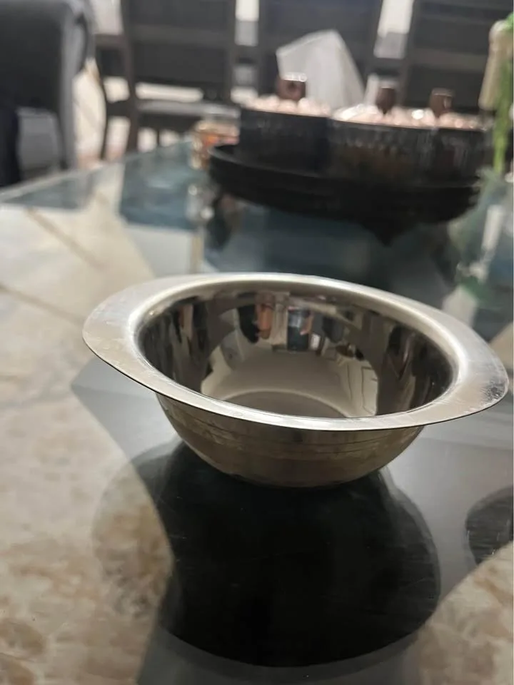Small size steel serving bowl image indicator(2)