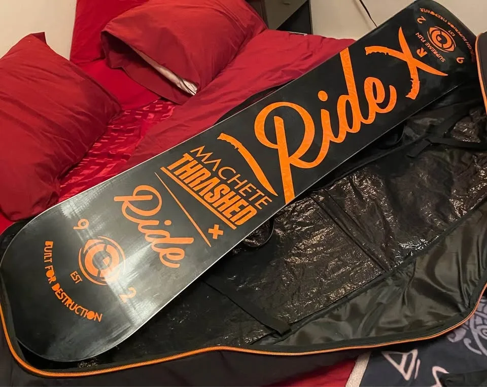 SNOWBOARD BRAND NEW SET UP/ Sharpened /Waxed READY TO SHRED. image indicator(5)