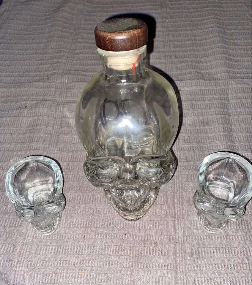 Dan Ackroyd signed Crystal Head Skull.