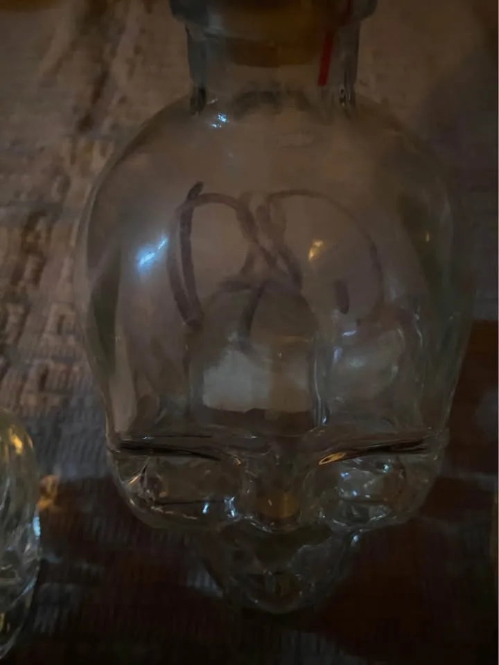 Dan Ackroyd signed Crystal Head Skull. image indicator(2)