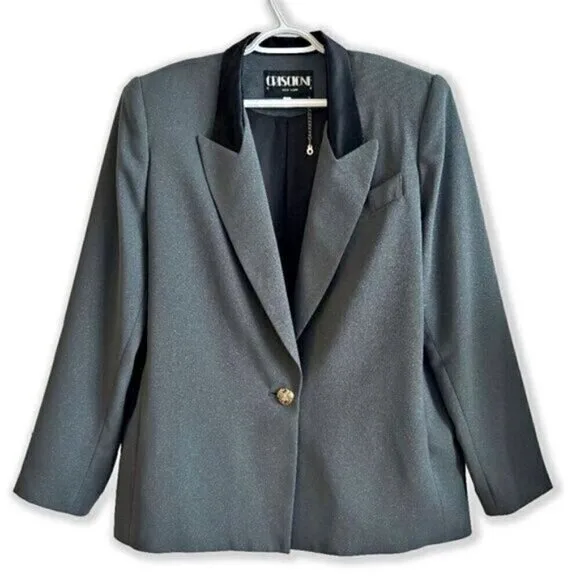 Vintage 80s Glitter Blazer – Criscione NY Green Jacket
