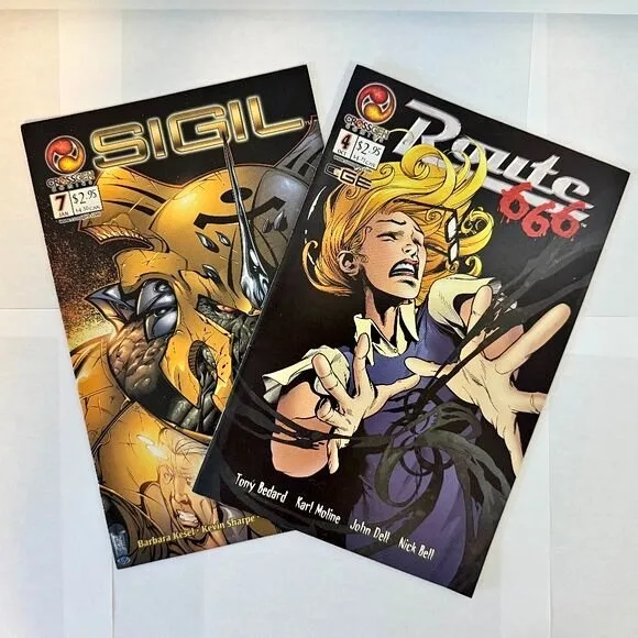 CrossGen Comics Bundle • Sigil #7 + Route 666 #4