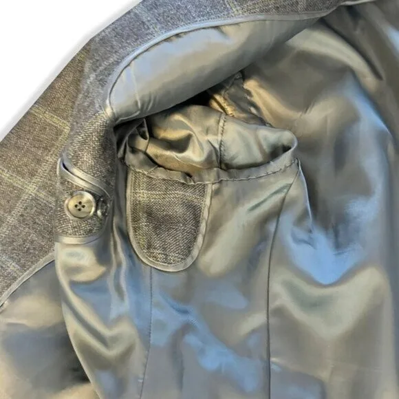 Vintage 80s Wool Plaid Blazer Maxwell’s Clothiers Jacket image indicator(7)