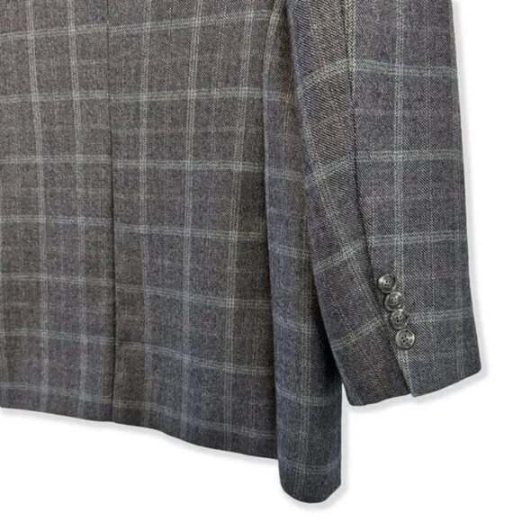 Vintage 80s Wool Plaid Blazer Maxwell’s Clothiers Jacket image indicator(9)