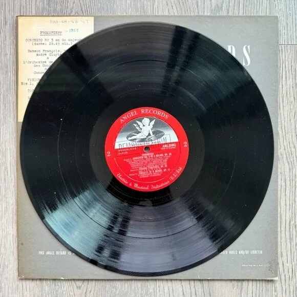 Prokofiev Piano Concerto No. 3 Vinyl - Samson François image indicator(3)