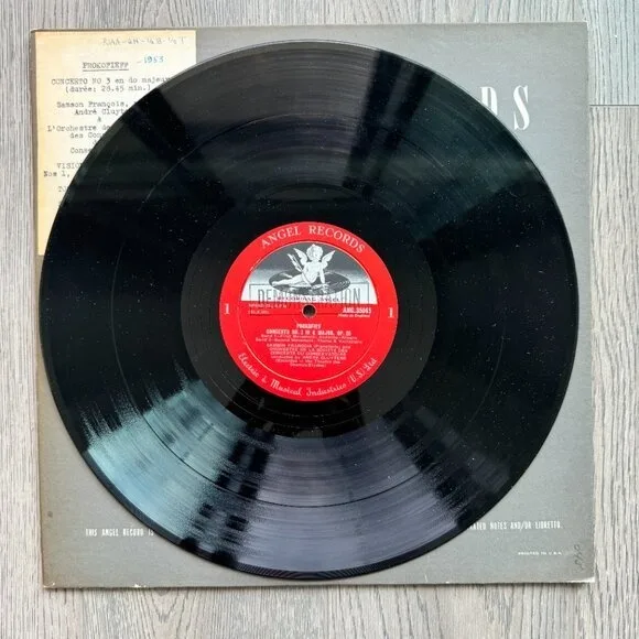 Prokofiev Piano Concerto No. 3 Vinyl - Samson François image indicator(4)