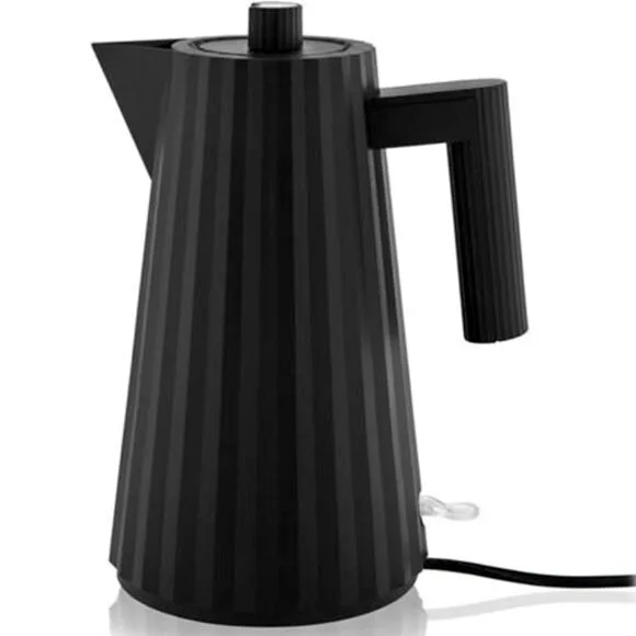 Alessi Plissé Electric Kettle Black 1.7L New in Box