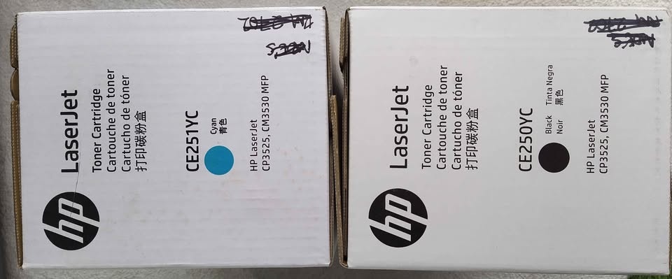 Hp Toner cartridge (CE250YC, Black & CE251YC, Cyan) - photo 2