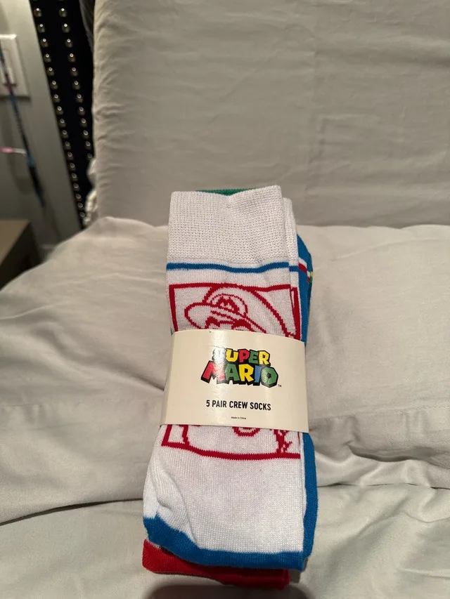 Nintendo Super Mario Socks