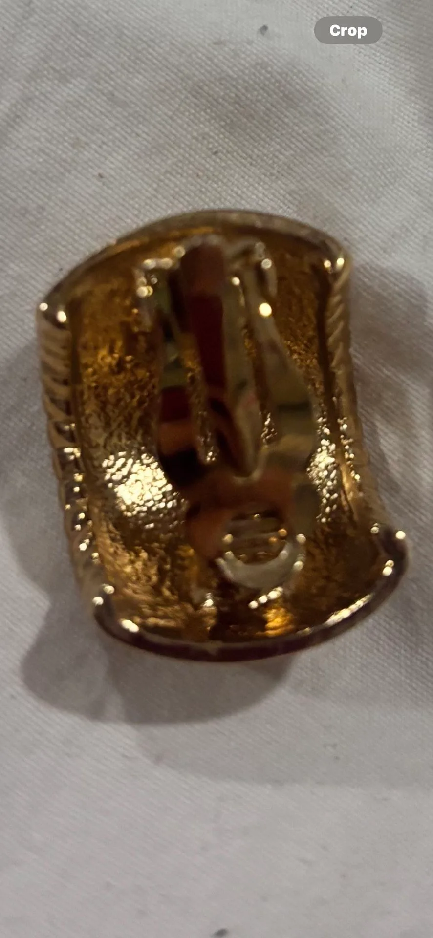 Vintage Givenchy Gold-Tone Clip-On Earrings image indicator(3)