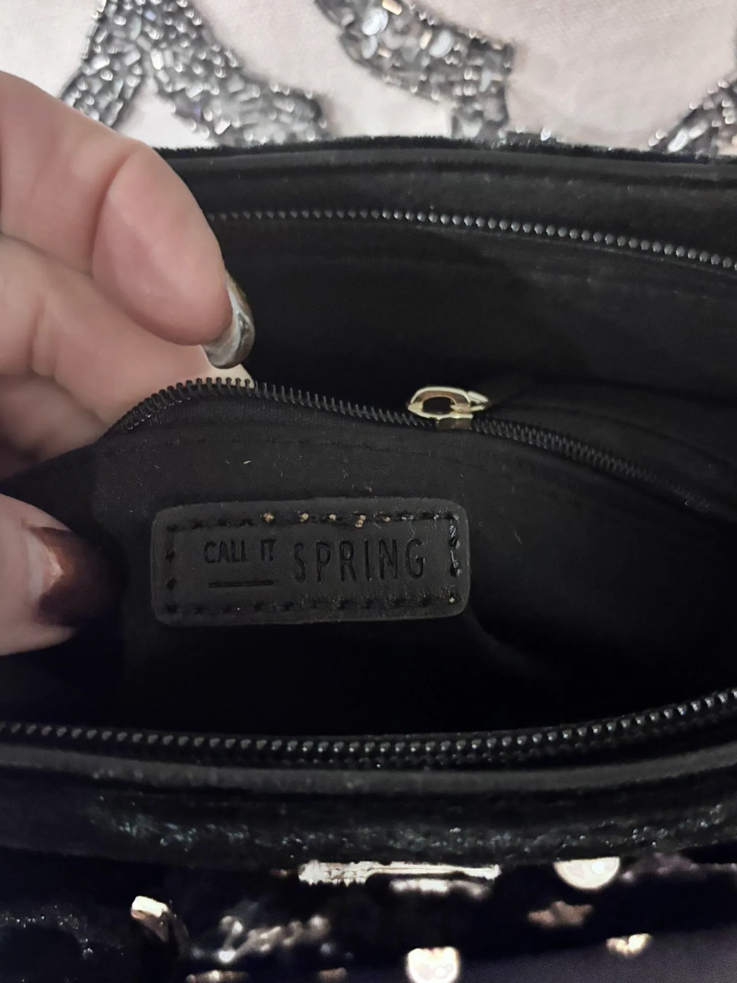 Call It Spring Velvet Mini Bag image indicator(2)