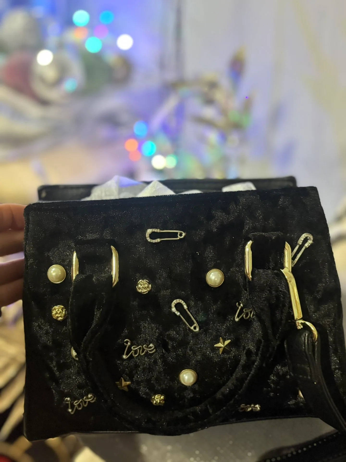 Call It Spring Velvet Mini Bag image indicator(9)