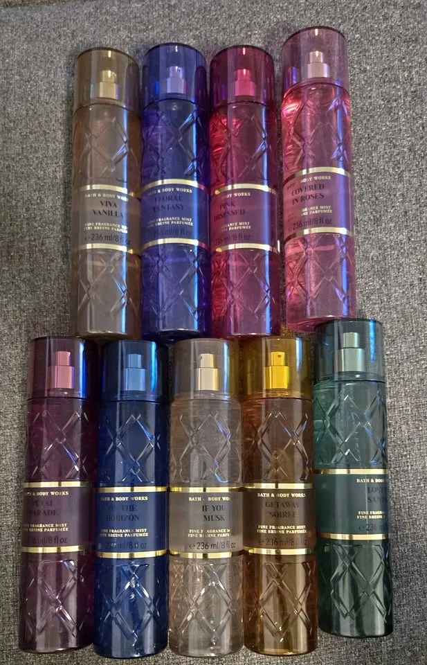 Bath and Body Works Fine Fragrance Mist Bundle