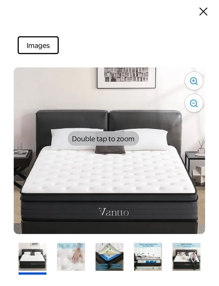 Queen metal bedframe and mattress image indicator(3)