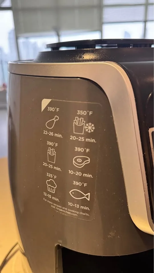 Ninja XL air fryer - 5.5 image indicator(4)