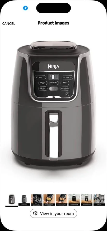Ninja XL air fryer - 5.5 image indicator(5)