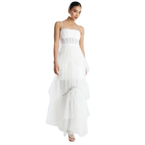 BCBGMAXAZRIA Bridal Oly Tiered Tulle Gown - photo 3