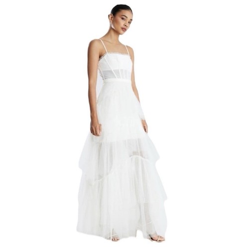 BCBGMAXAZRIA Bridal Oly Tiered Tulle Gown - photo 4