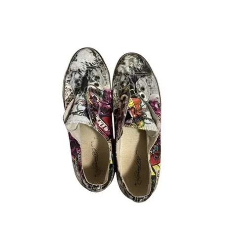 Ed Hardy - VINTAGE Y2K- Slip On Tattoo Sneakers - Men’s (11)