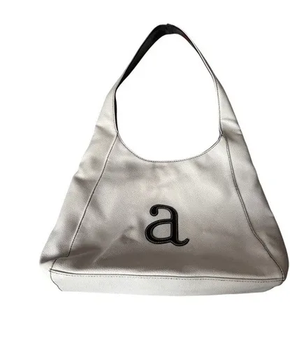 Vintage Y2K 2000s Letter “A” Initial White and Black Mini Should