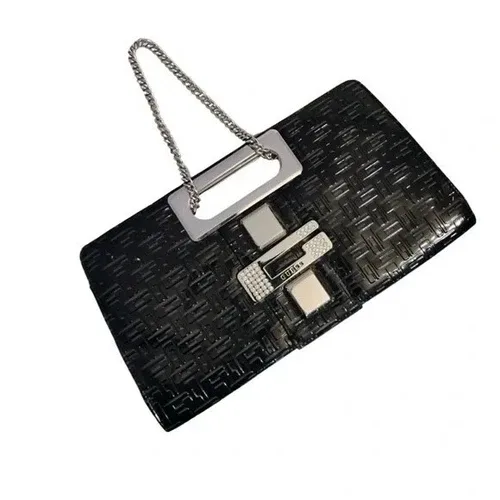 Guess - Vintage Y2K- Black Pleather Mini Bag / Clutch 🖤👛✨