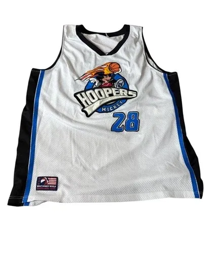 Disney World Mickey Mouse “HOOPERS” Jersey- Vintage 90s- XL