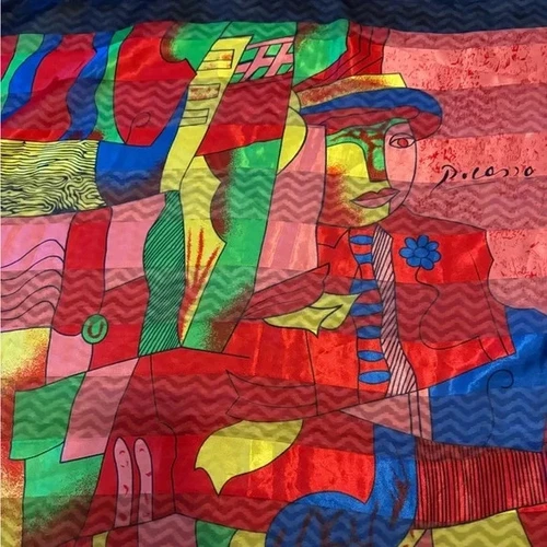 Vintage Pablo Picasso Abstract Art Print Large Square Scarf🎨 - photo 5