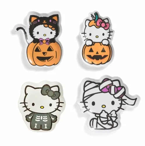 Hello Kitty- Hallowen Melamine - Set of 4 - Skeleton, Mummy, Pum