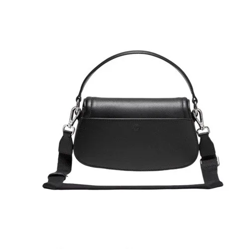 Lululemon Alternative Leather Mini Bag. 1.2L Black / Silver.