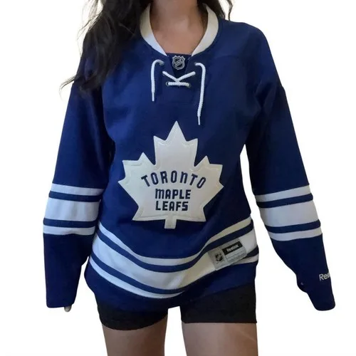Toronto Maple Leafs Reebok NHL Women’s Hockey Jersey- Large💙✨
