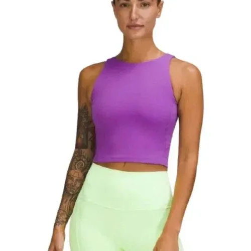 Lululemon Align Tank High Neck Size 6 - Moonlit Magenta