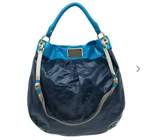 Marc by Marc Jacobs- Blue Patent Leather Hobo- Vintage