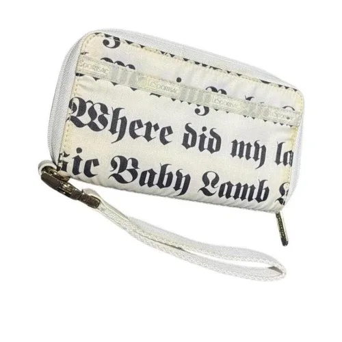 L.A.M.B For LeSportsac Clutch Wallet Mega Lamb Rare🖤✨ image indicator(2)