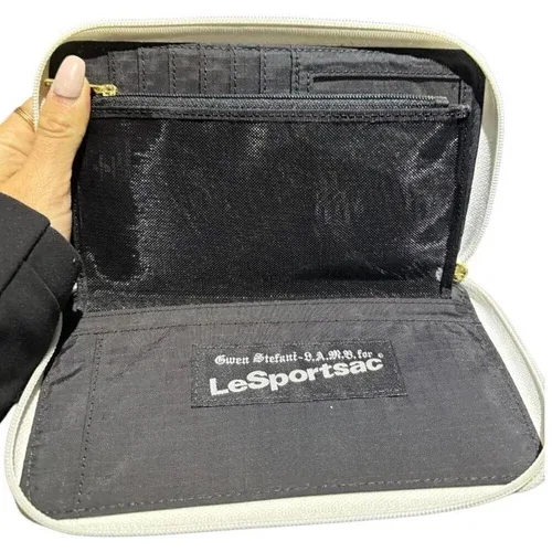 L.A.M.B For LeSportsac Clutch Wallet Mega Lamb Rare🖤✨ image indicator(4)