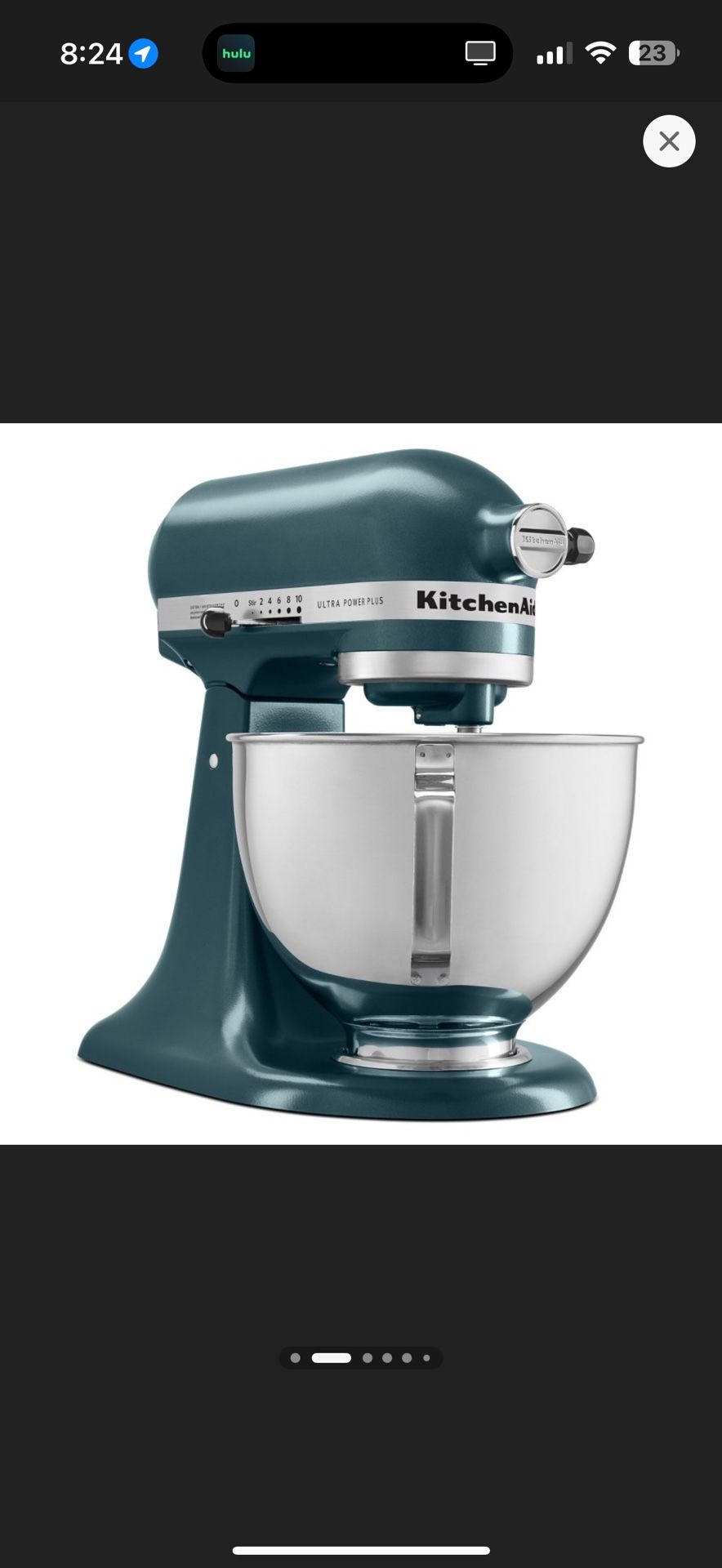 KitchenAid Tilt-Head Stand Mixer - Agave (KSM96) - photo 2