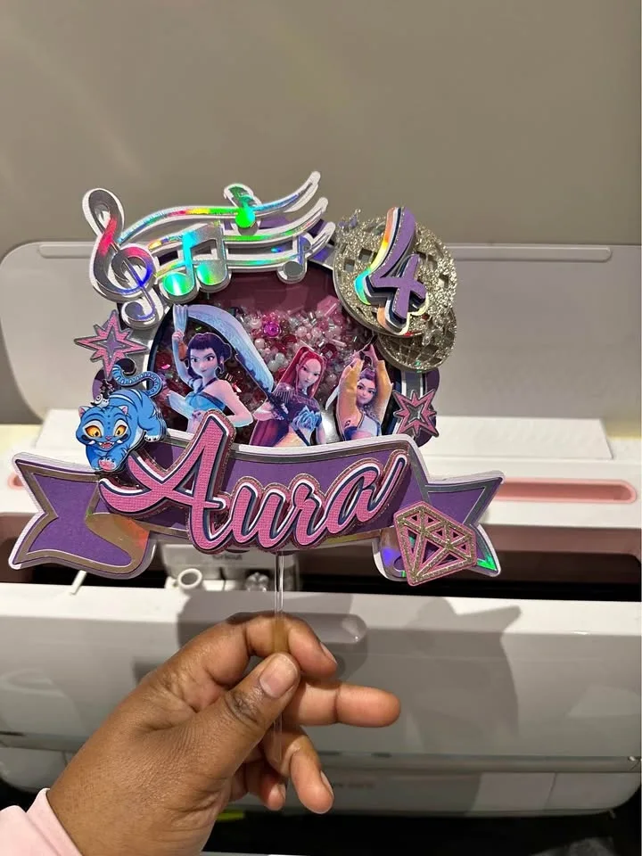 Cake Topper Custom Made | K-POP DEMON HUNTER 😈🎤