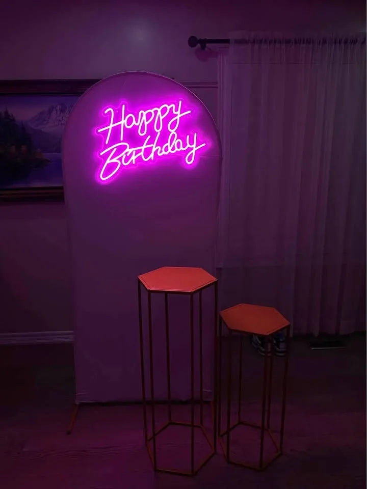 Neon Sign Rental | Arch Rental | Plinth Stand Rental