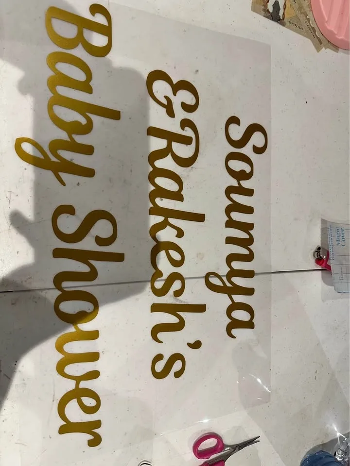 Vinyl Decal Sticker | Backdrop Signage | Custom Made