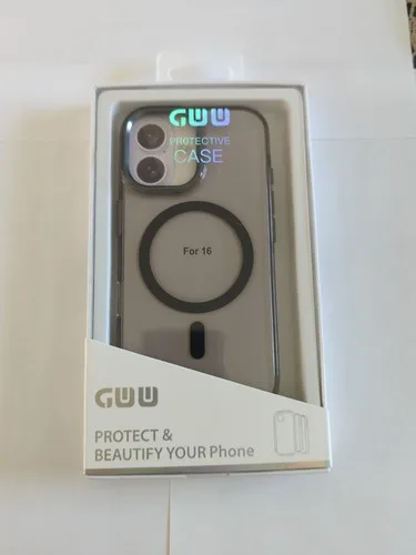 GUU Clear Case with MagSafe for iPhone 16