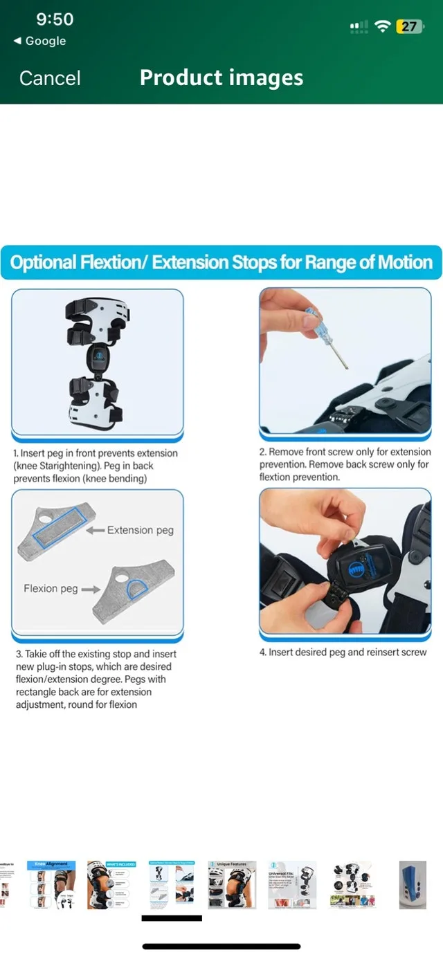 Knee Brace For Medial Knee Pain, Arthritis Support image indicator(3)