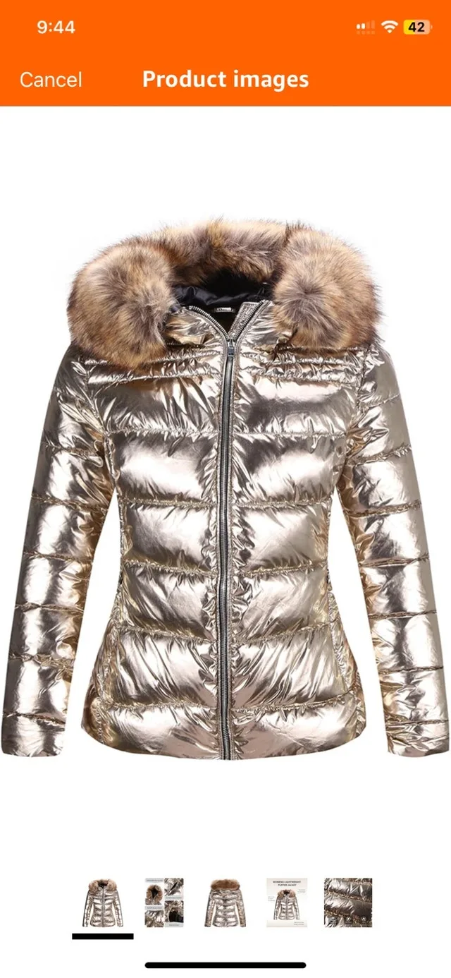 New Medium Winter Woman’s Lightweight Puffer Jacket