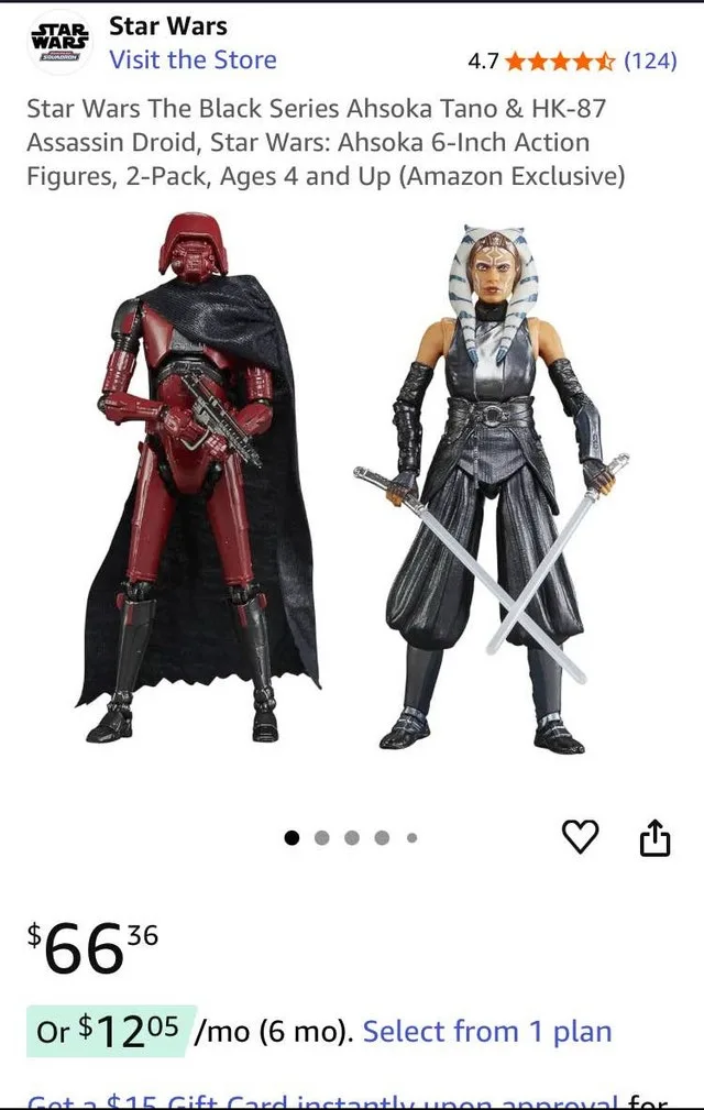 Star Wars Black Series Ahsoka & HK-87 Droid 2-Pack image indicator(4)