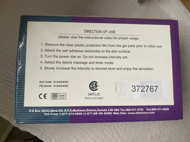 New and Sealed DR- HO'S Double Massage ( Value Package With foot image indicator(7)