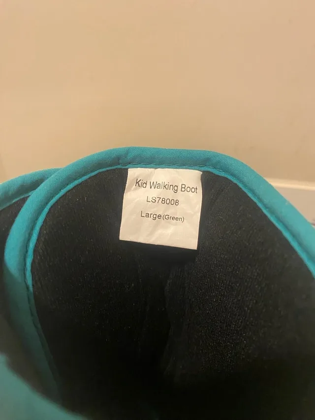 Large Children Pediatric Walker Fracture Boot shoe size 11.5-1.5 image indicator(3)