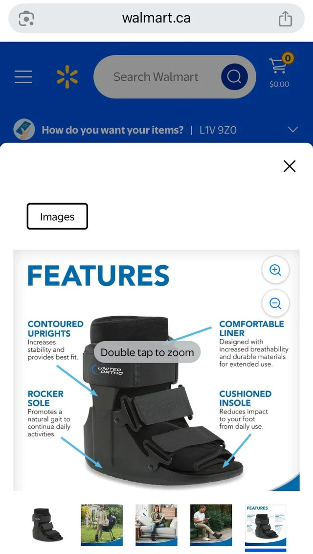SHORT CAM WALKER FRACTURE BOOT SIZE M image indicator(3)