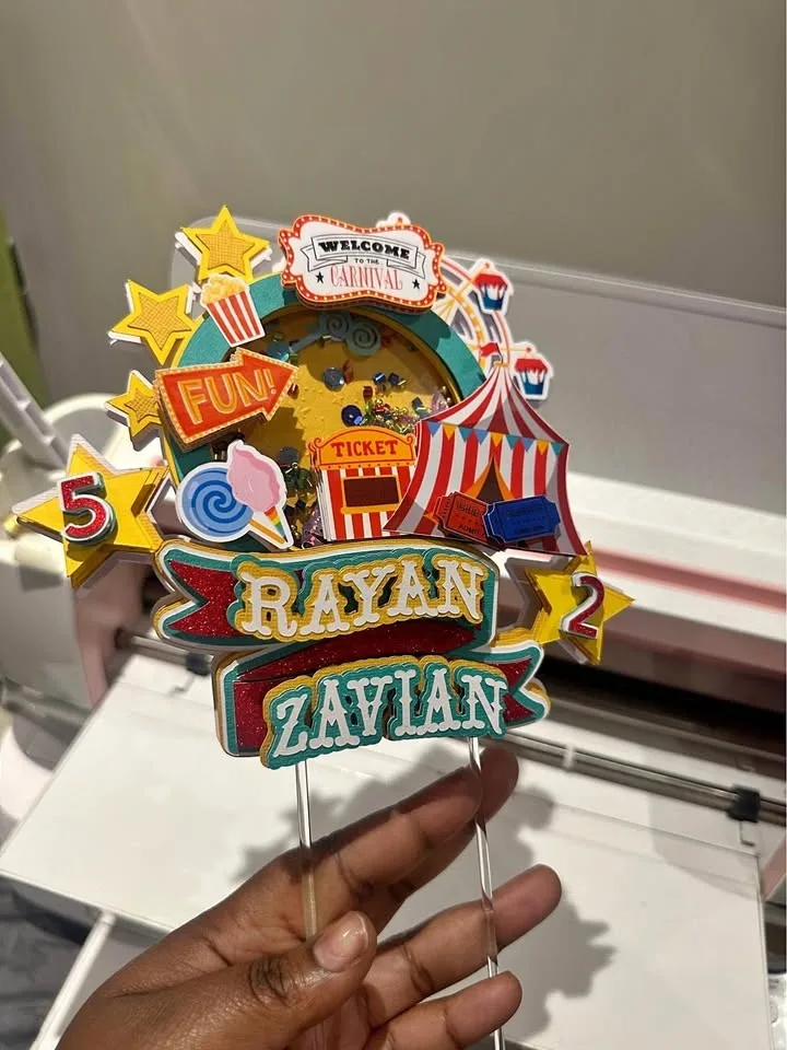 Cake topper custom made 3D