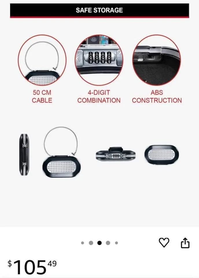 Masterlock Small Portable Safety Box image indicator(3)
