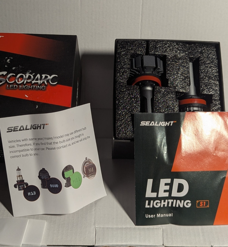 SEALIGHT Scoparc S1 LED H8 H9 H11 H16 - 2 Pack - photo 4