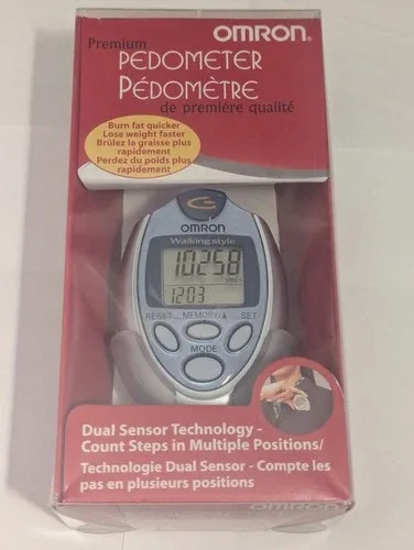 Omron Digital Pocket Premium Pedometer Brand New Sealed